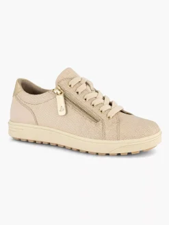 Medicus Sneakers-Beige Leren Sneaker