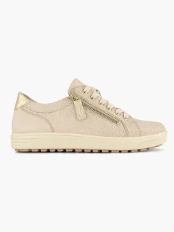 Medicus Sneakers-Beige Leren Sneaker