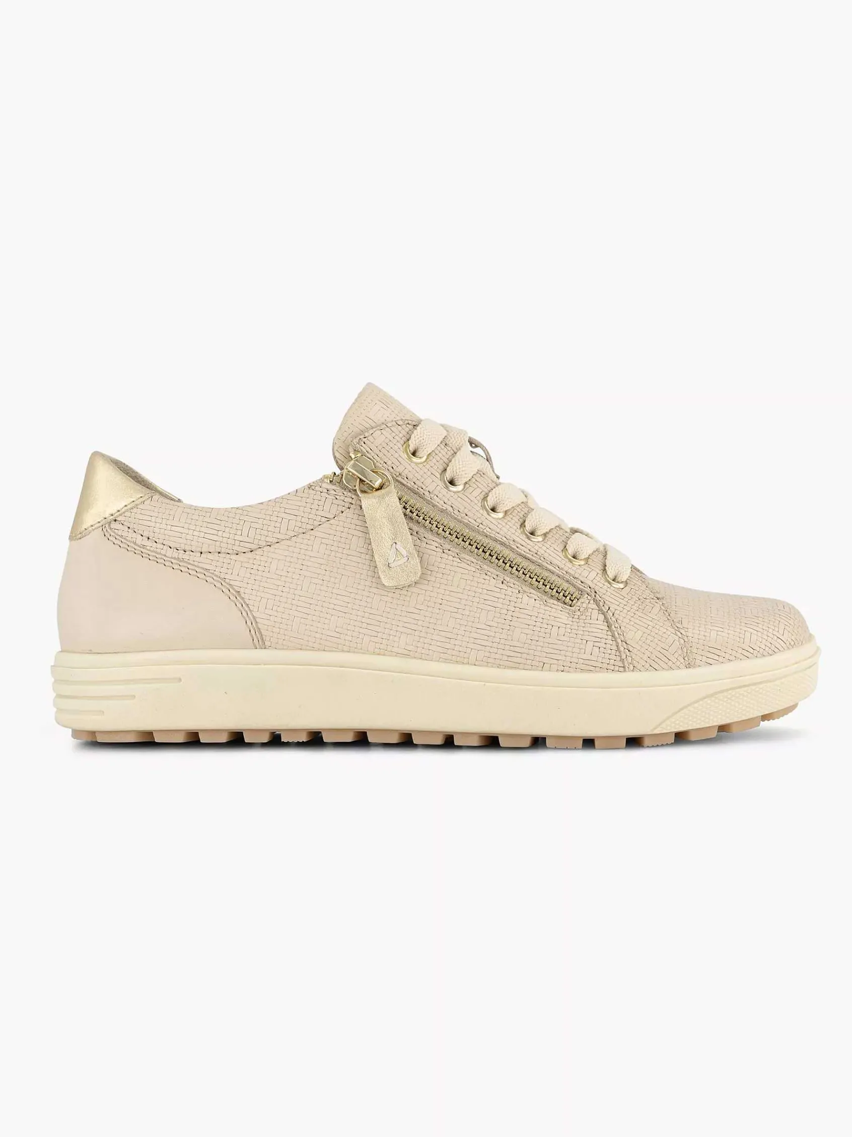 Medicus Sneakers-Beige Leren Sneaker