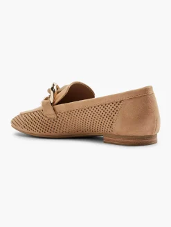 Graceland Instappers-Beige Loafer Sierketting
