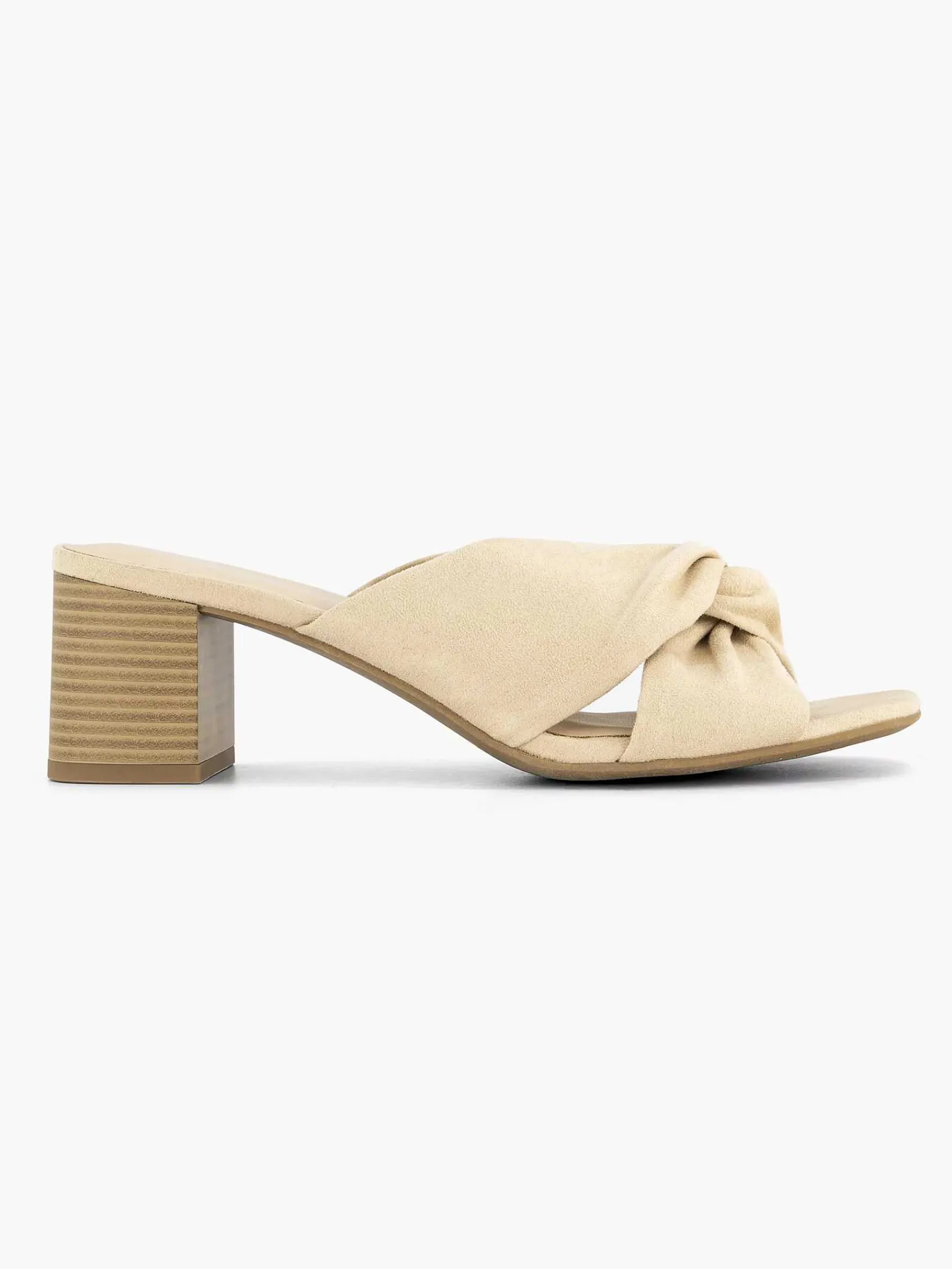 Graceland Sandalen-Beige Muiltje Knoop
