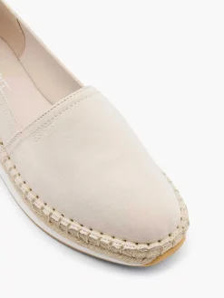 Esprit Instappers-Beige Platform Espadrille