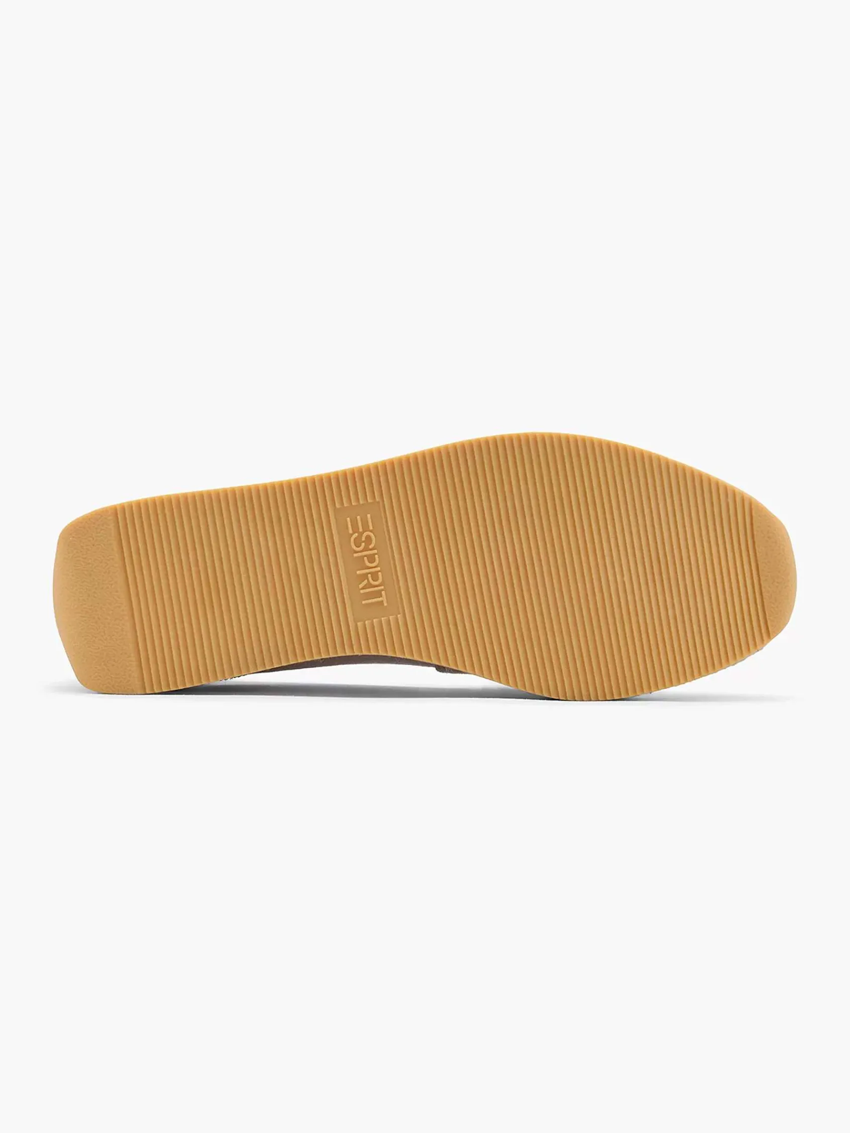 Esprit Instappers-Beige Platform Espadrille