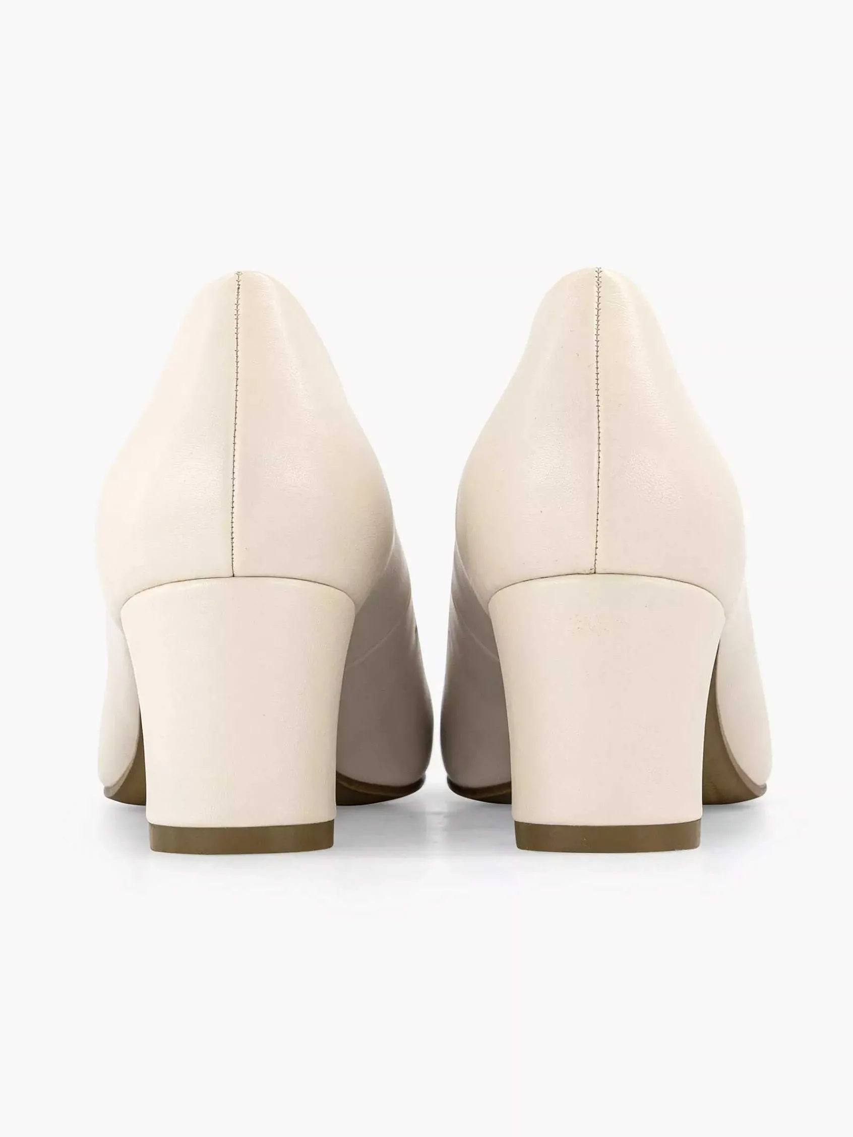 Graceland Hoge Hakken-Beige Pump Blokhak