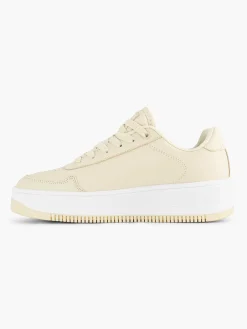 Champion Sneakers-Beige Rebound Platform Low