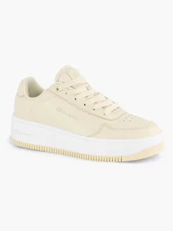 Champion Sneakers-Beige Rebound Platform Low