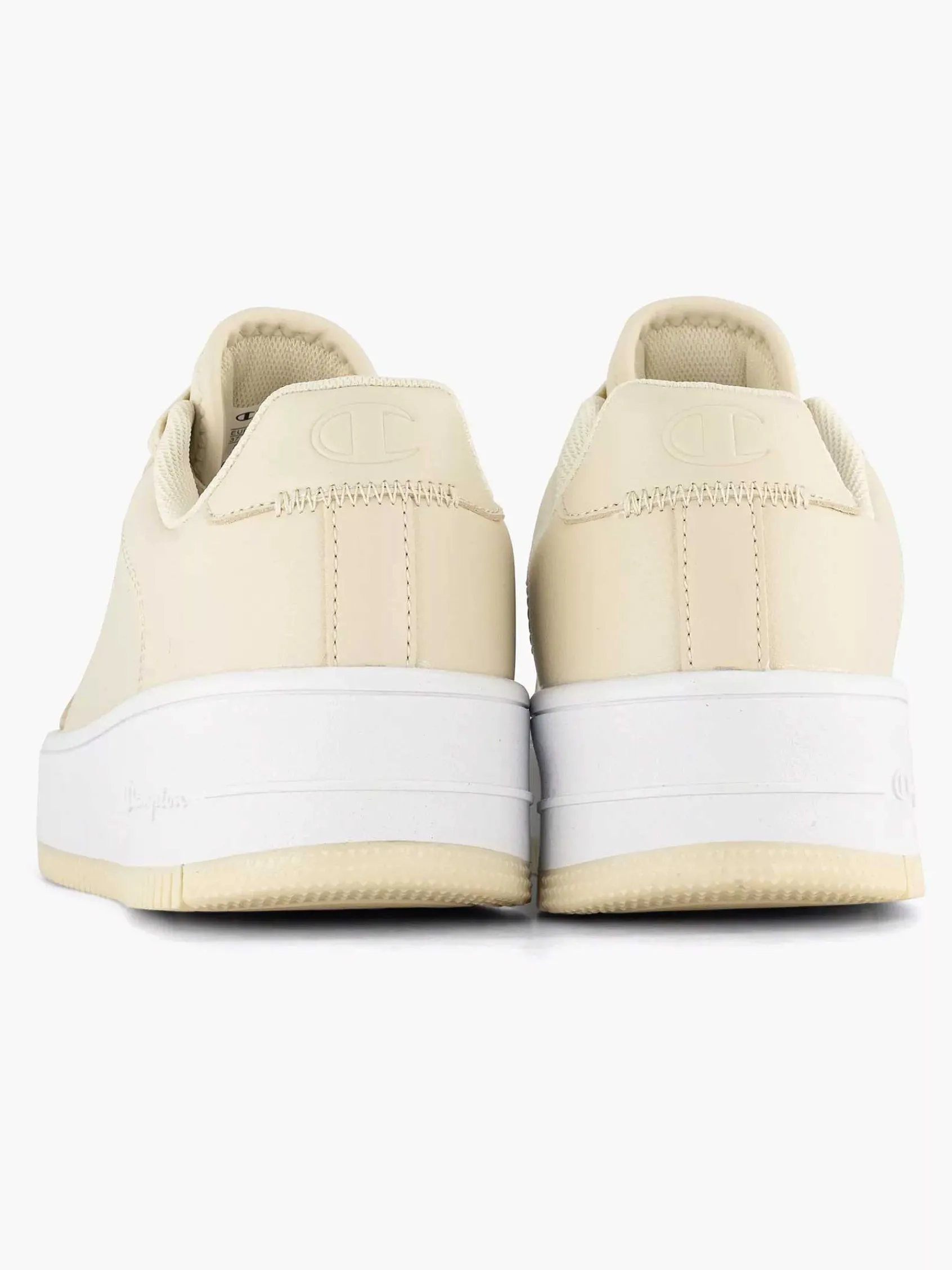 Champion Sneakers-Beige Rebound Platform Low