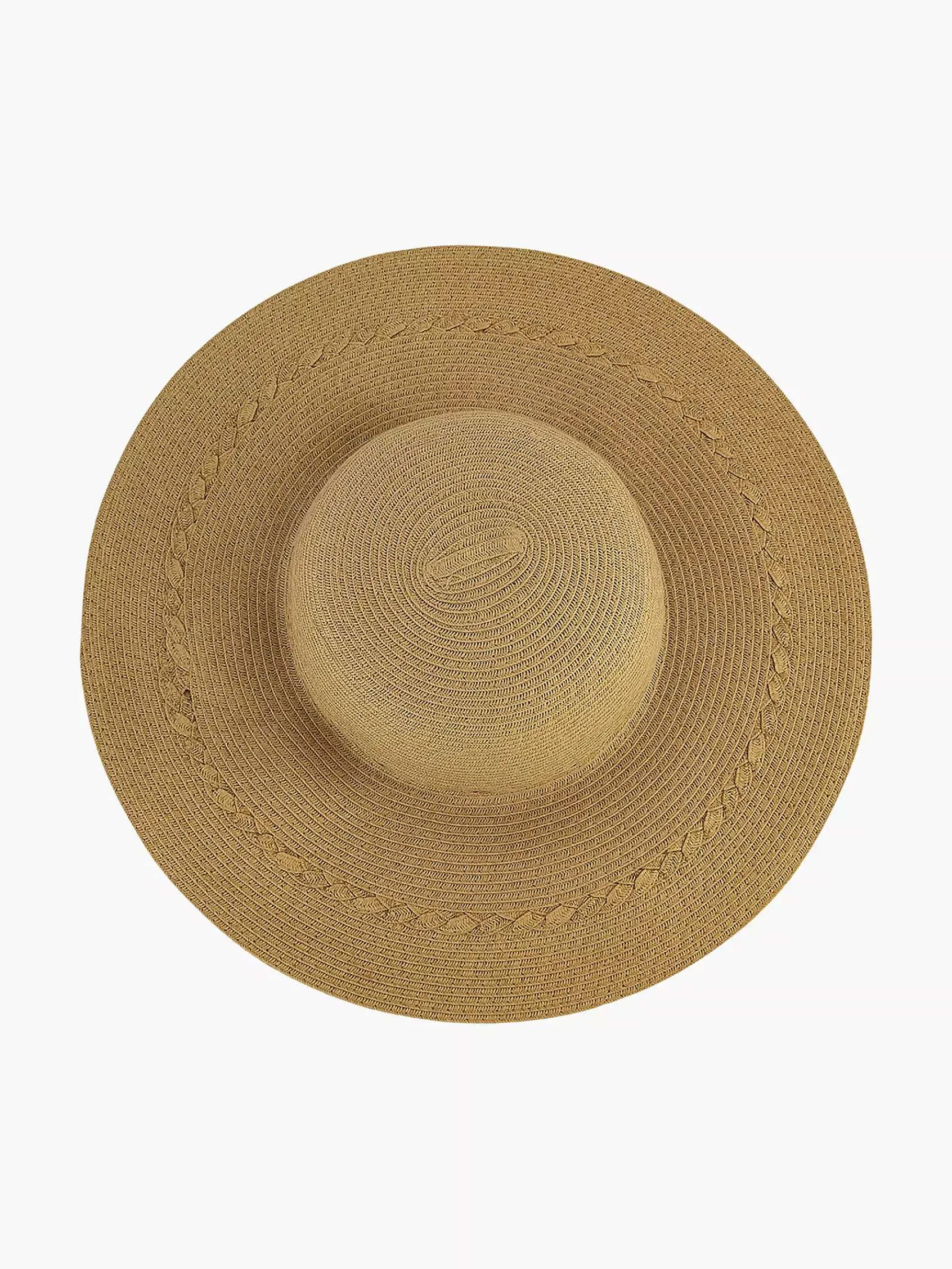 Graceland Online Exclusive Accessoires-Beige Rieten Strandhoed