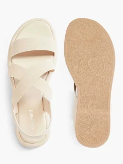 Graceland Sandalen-Beige Sandaal