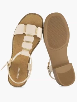 Graceland Sandalen-Beige Sandaal
