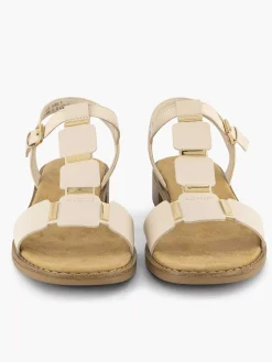 Graceland Sandalen-Beige Sandaal