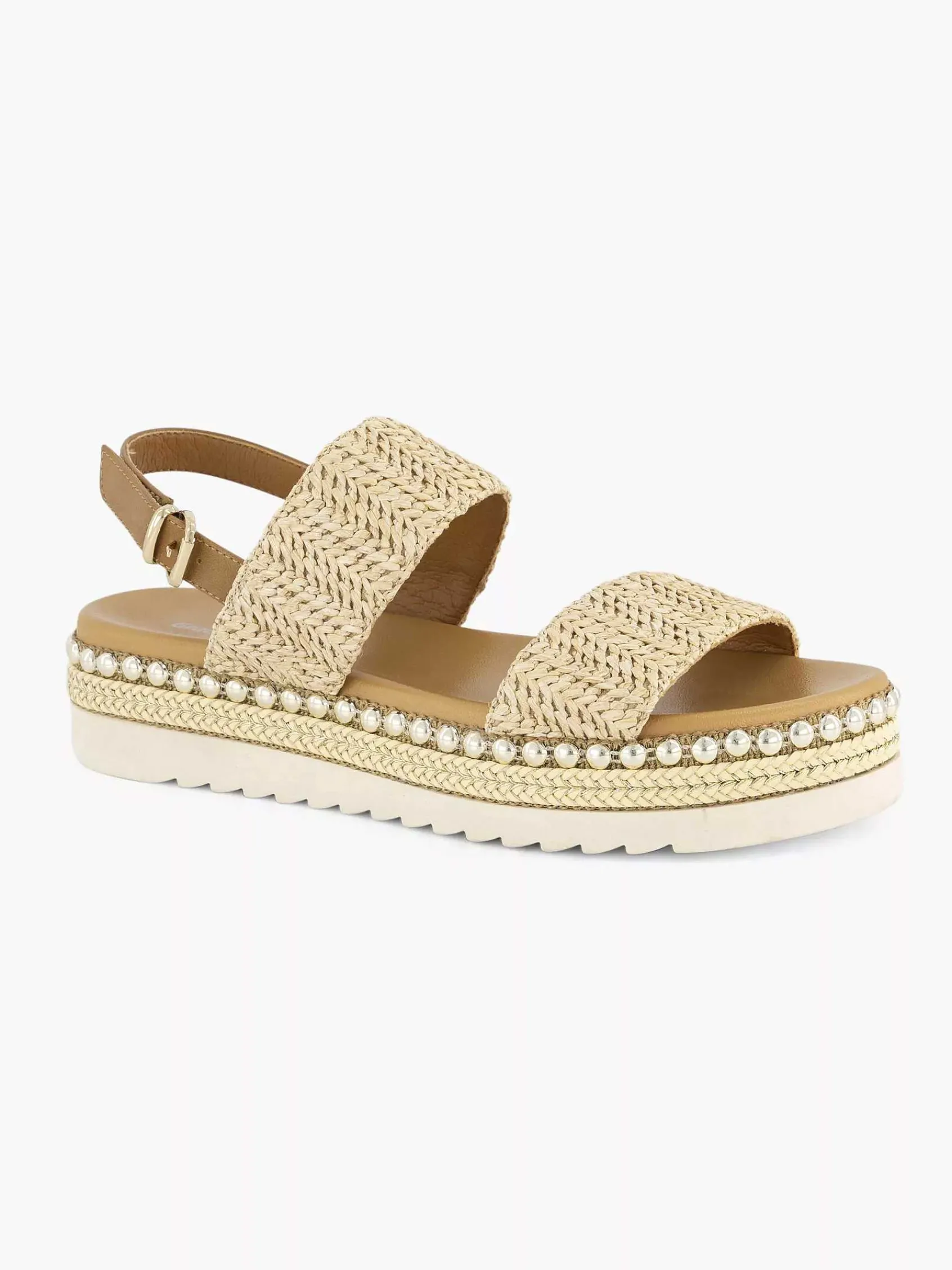 Graceland Sandalen-Beige Sandaal