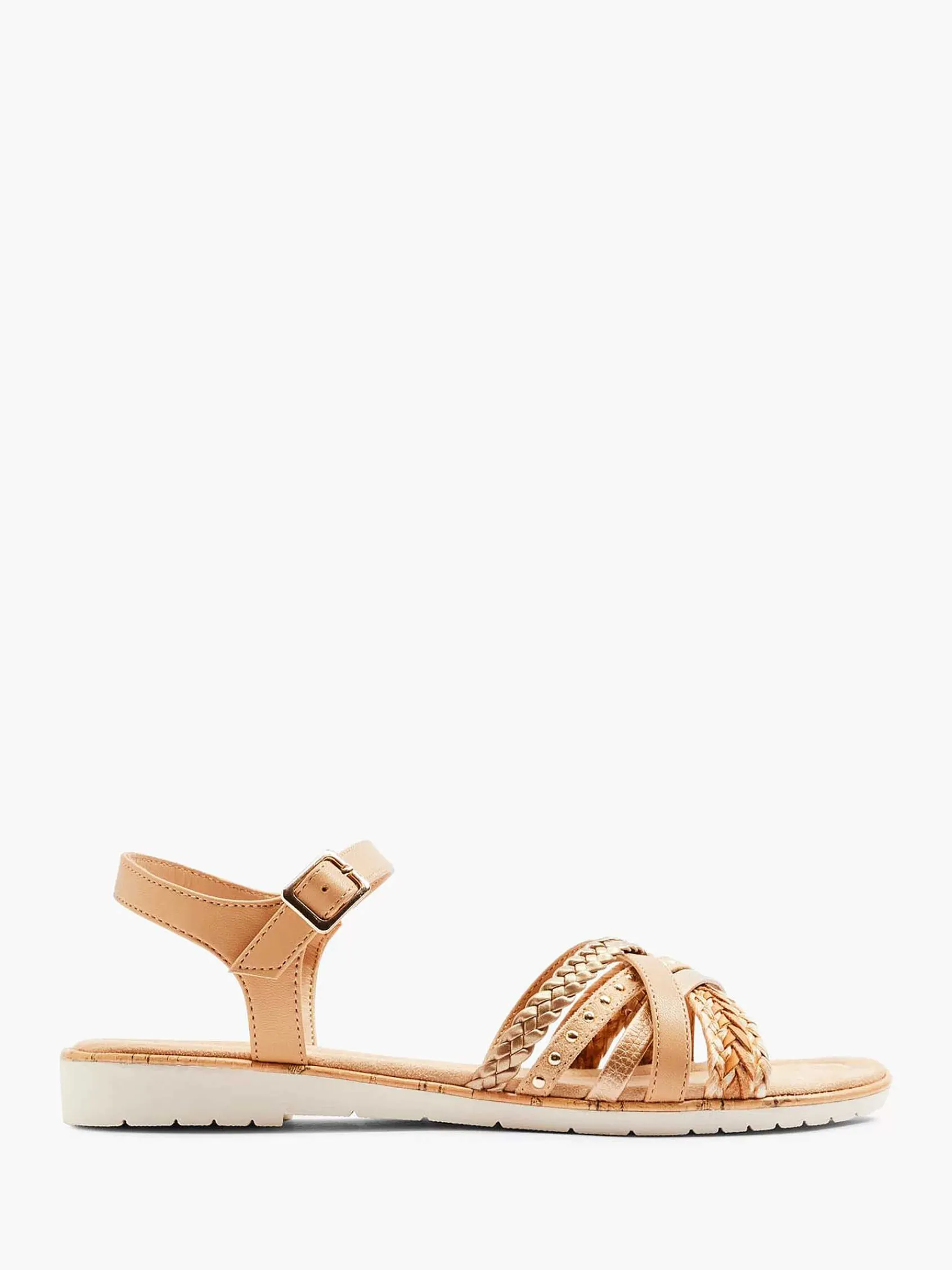 Graceland Sandalen-Beige Sandaal
