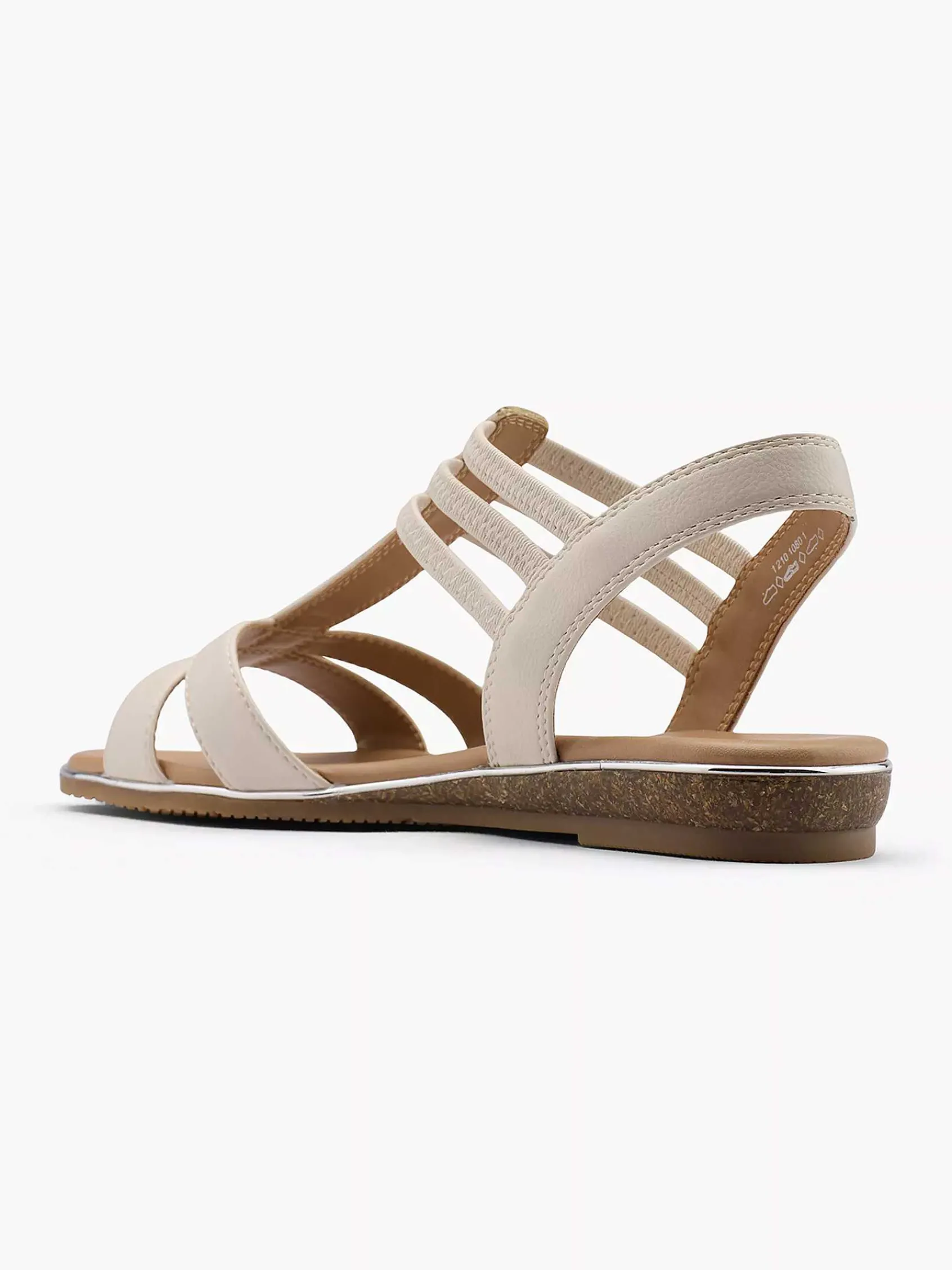 Graceland Sandalen-Beige Sandaal
