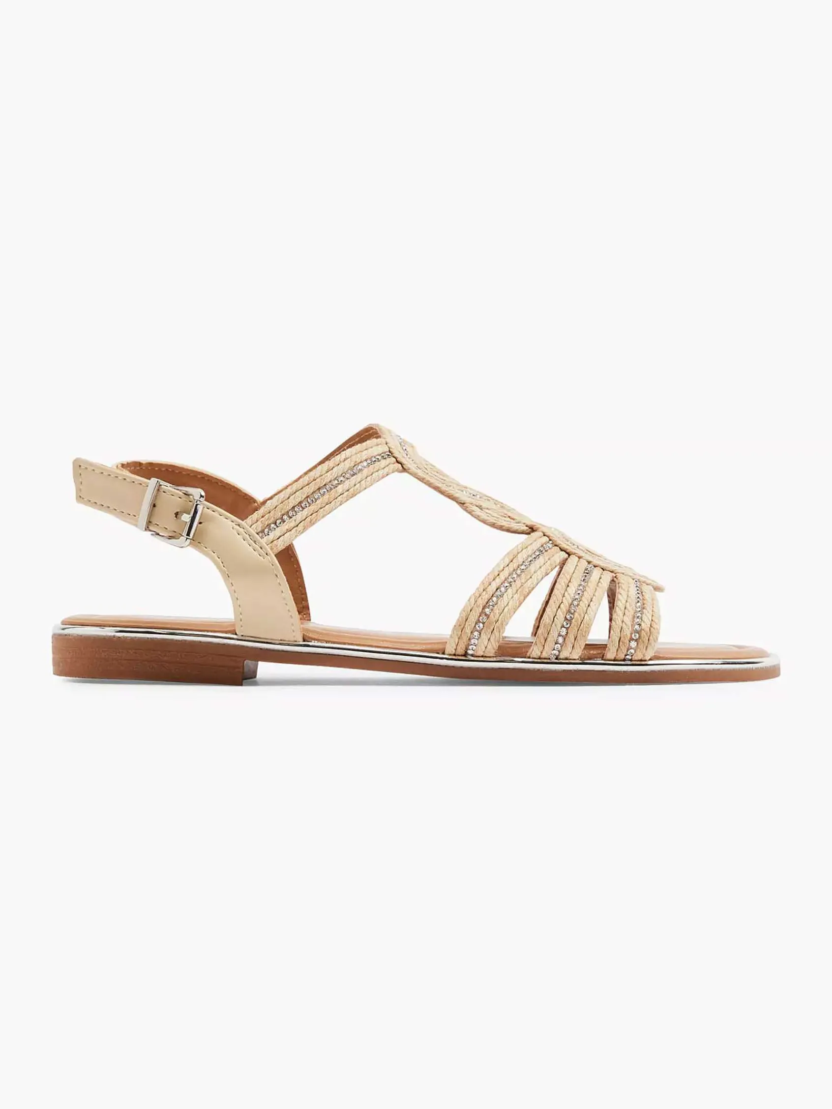 Graceland Sandalen-Beige Sandaal
