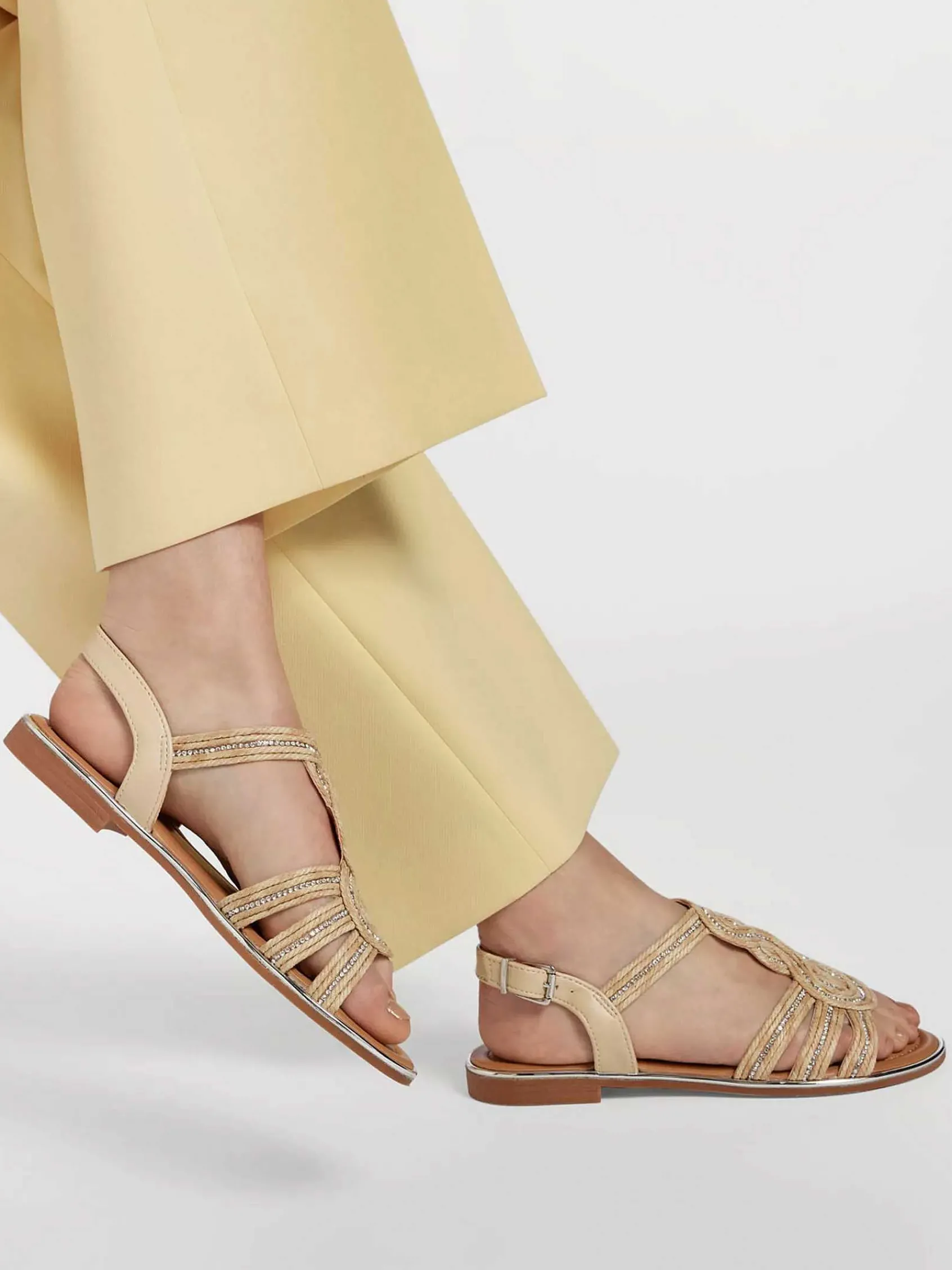 Graceland Sandalen-Beige Sandaal