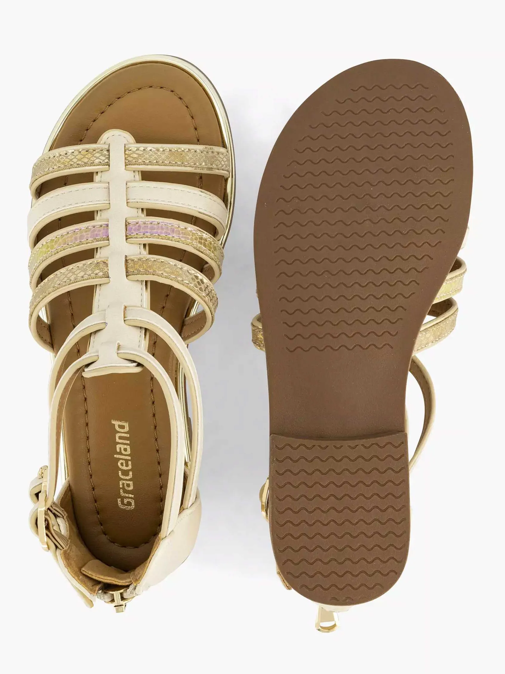 Graceland Jongensschoenen-Beige Sandaal