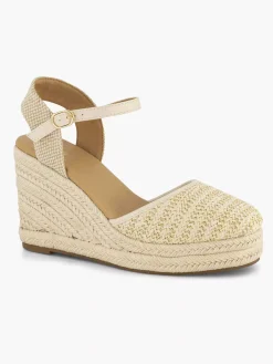 Graceland Pumps-Beige Sandaal Sleehak