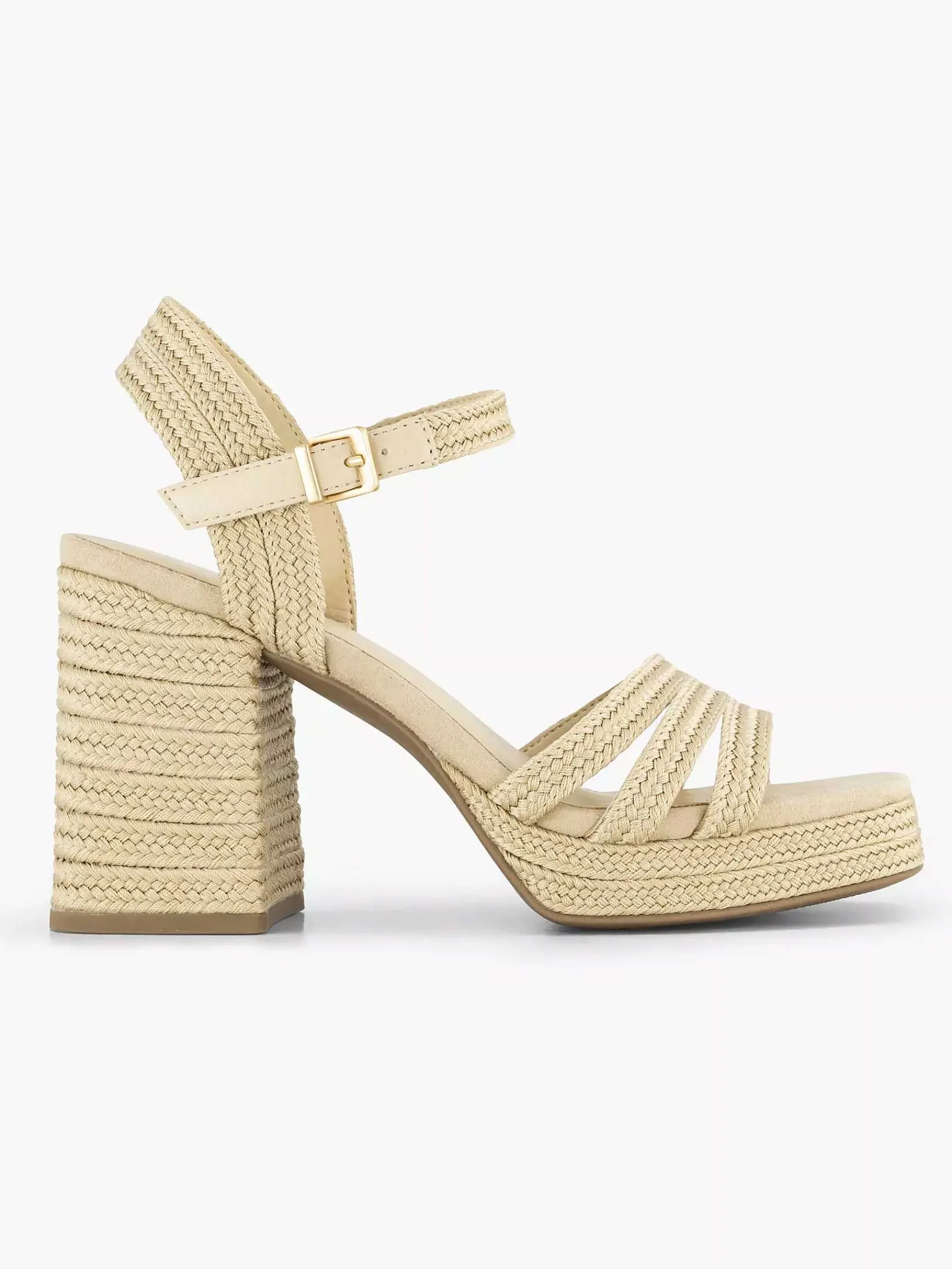 Graceland Sandalen-Beige Sandalette