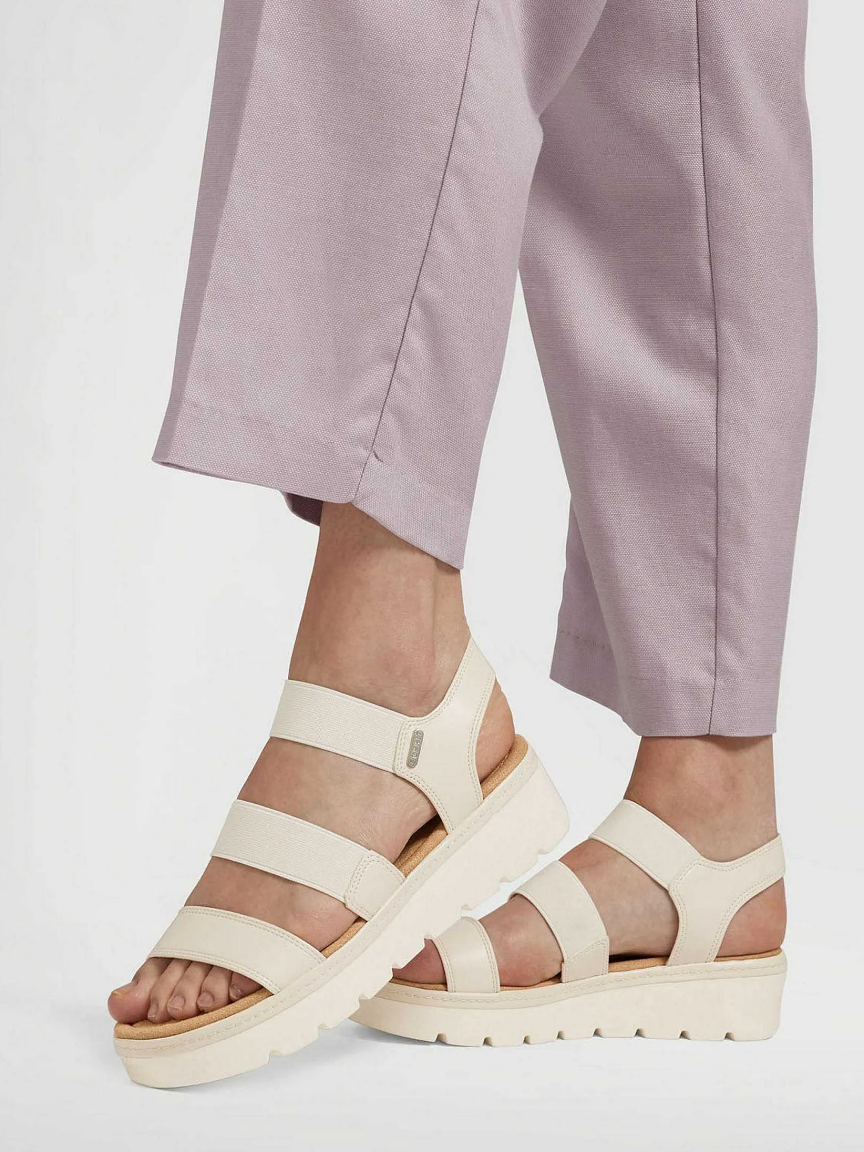 Esprit Sandalen-Beige Sandalette