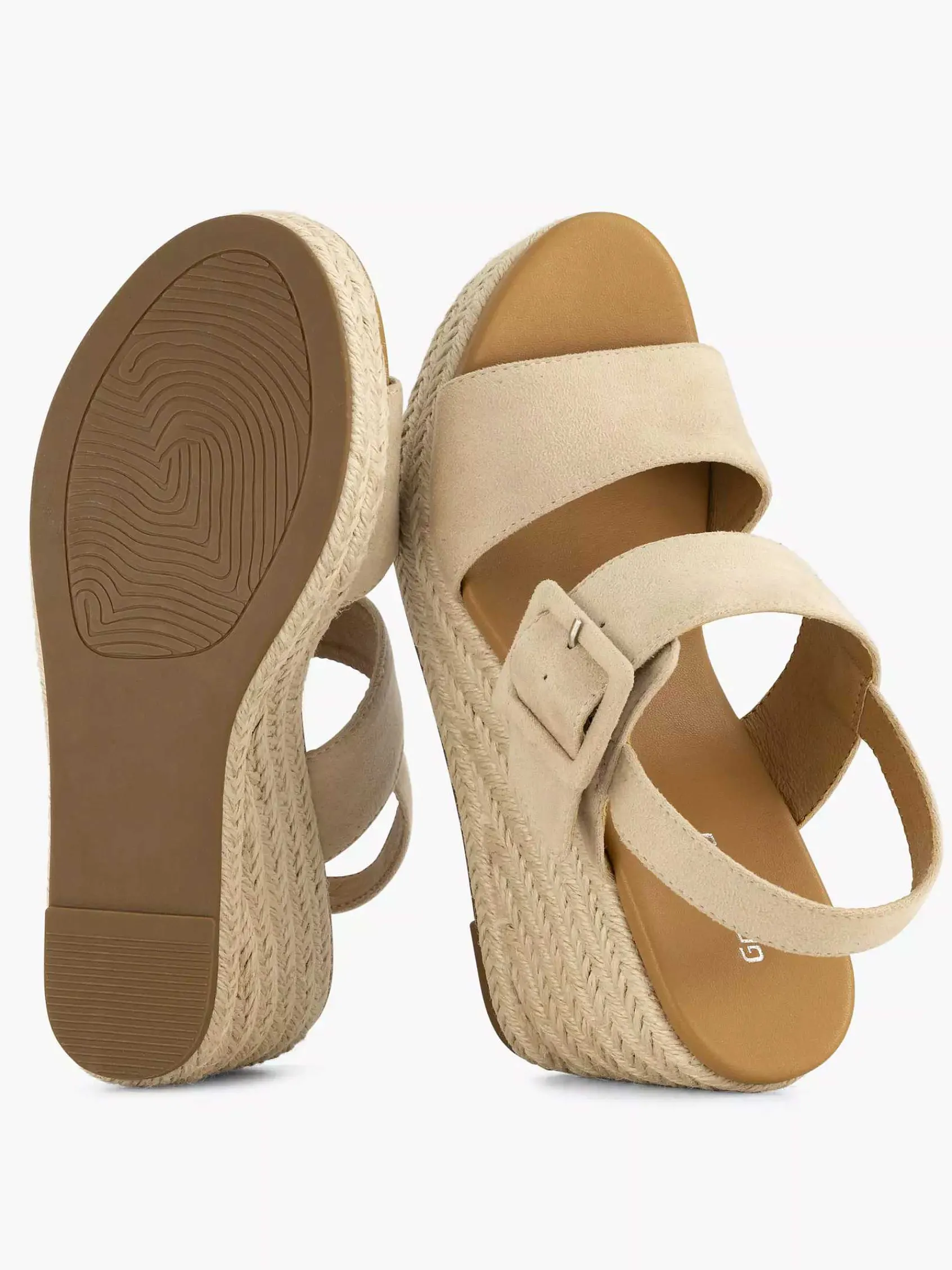 Graceland Sandalen-Beige Sandalette