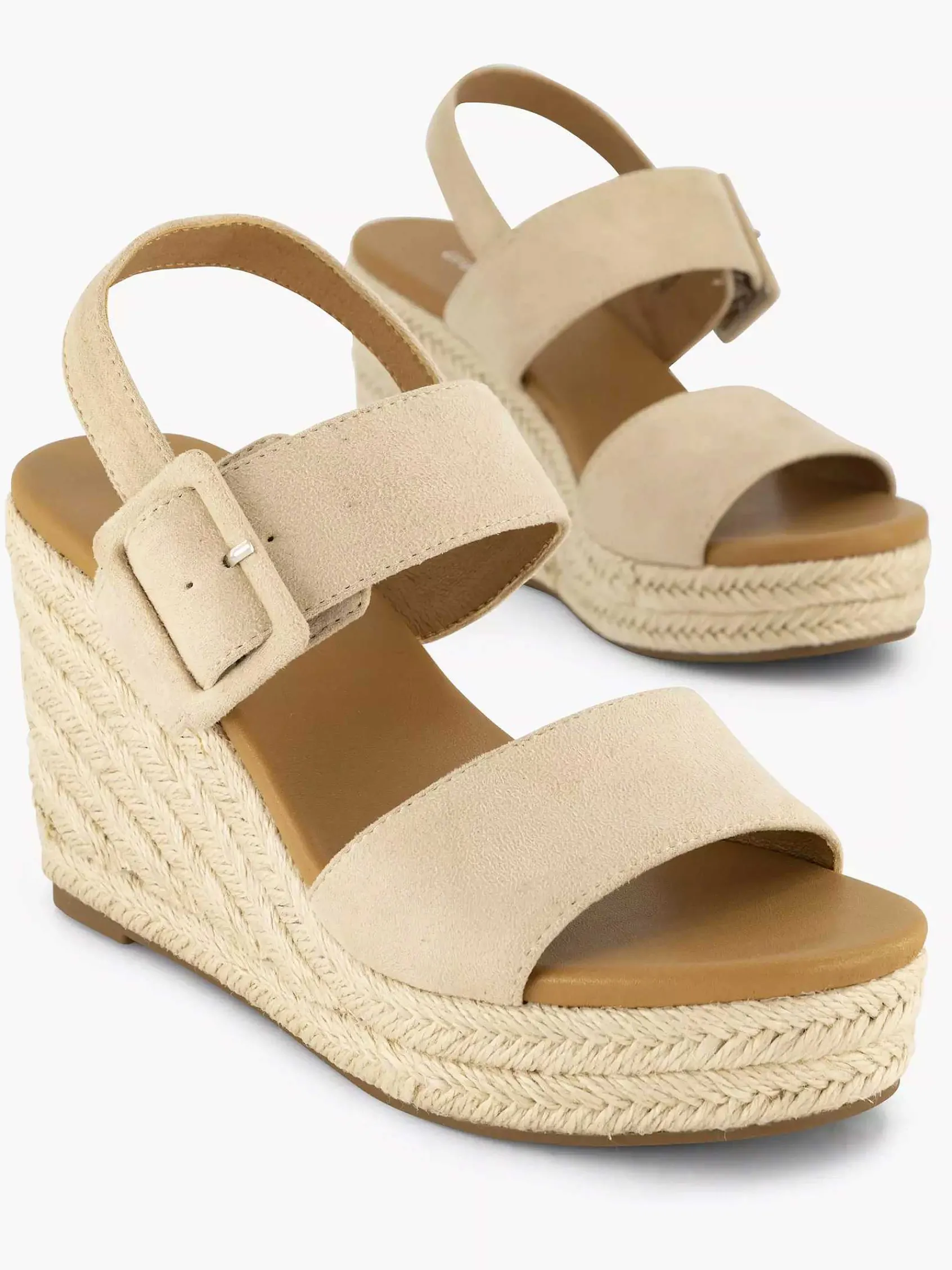 Graceland Sandalen-Beige Sandalette