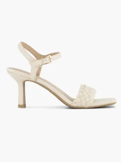 Graceland Sandalen-Beige Sandalette Gevochten
