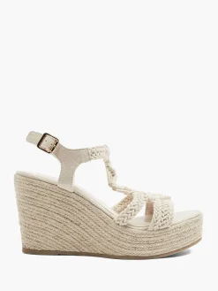 Graceland Sandalen-Beige Sandalette Sleehak