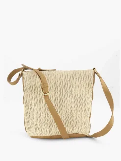 Graceland Online Exclusive Accessoires-Beige Schoudertas Gevlochten