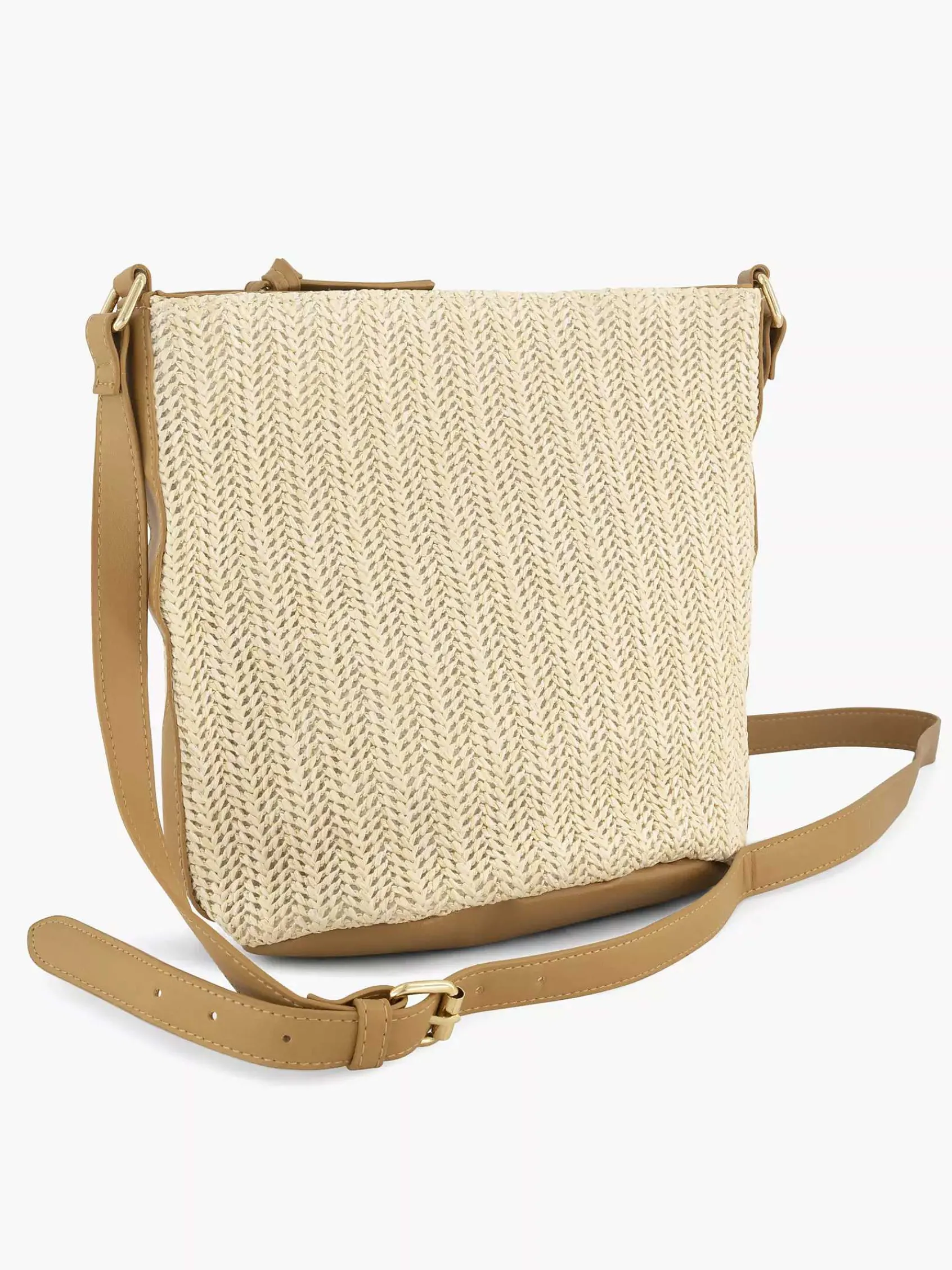 Graceland Online Exclusive Accessoires-Beige Schoudertas Gevlochten