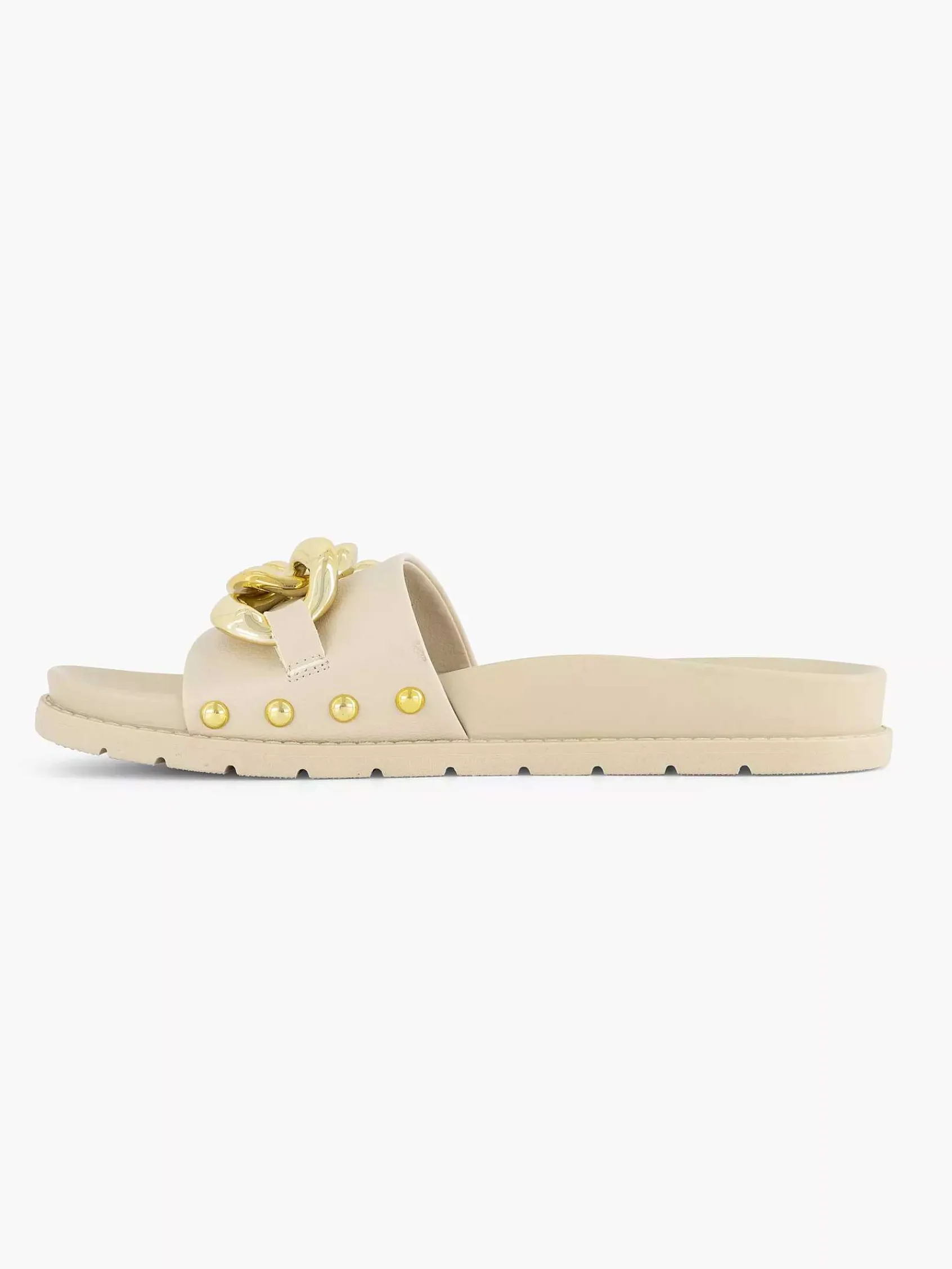 Oxmox Slippers-Beige Slipper Sierketting