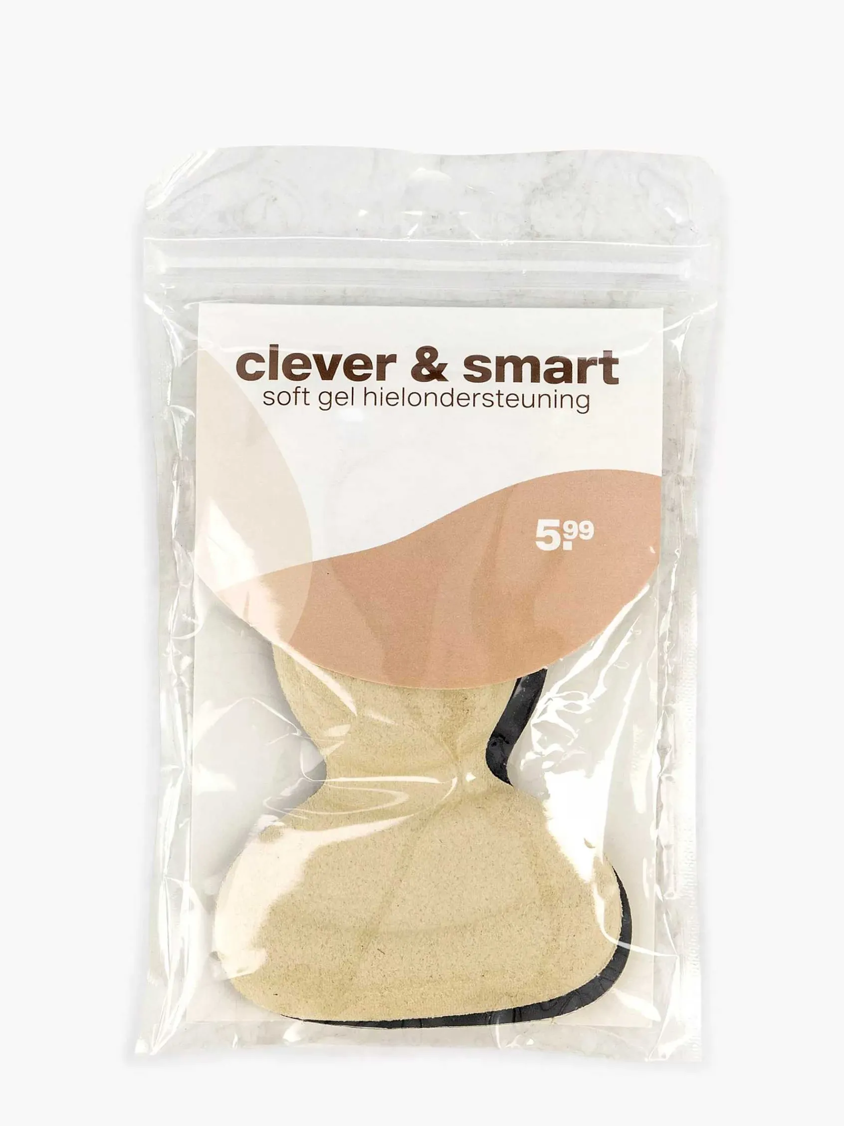 vanHaren Jongensschoenen-Beige Soft-Gel - Hieldemping