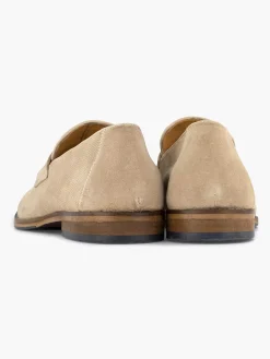 AM SHOE Geklede Schoenen-Beige Suede Instapper