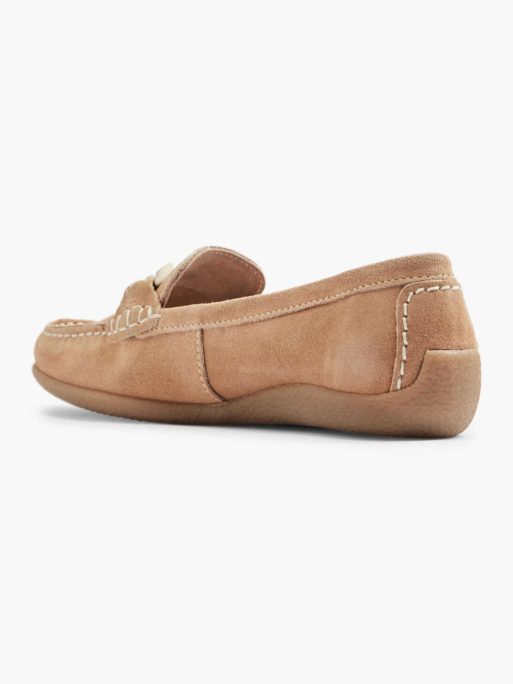 5th Avenue Instappers-Beige Suede Instapper Sierketting