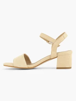 5th Avenue Pumps-Beige Suede Sandalette