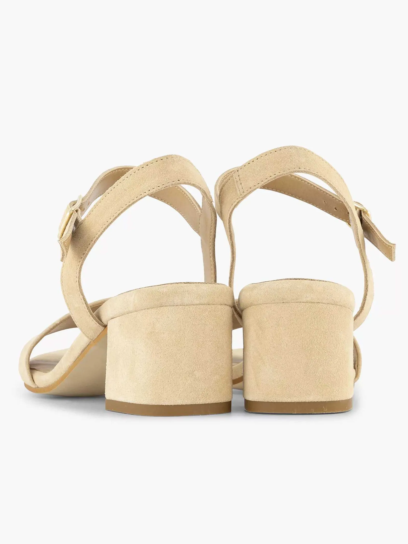 5th Avenue Pumps-Beige Suede Sandalette