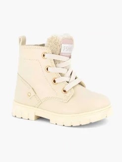 Graceland Babyschoenen-Beige Veterboot Teddy