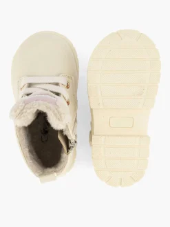 Graceland Babyschoenen-Beige Veterboot Teddy