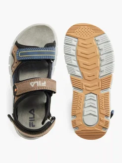 FILA Jongensschoenen-Blauw/ Bruine Sandaal