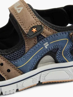 FILA Jongensschoenen-Blauw/ Bruine Sandaal