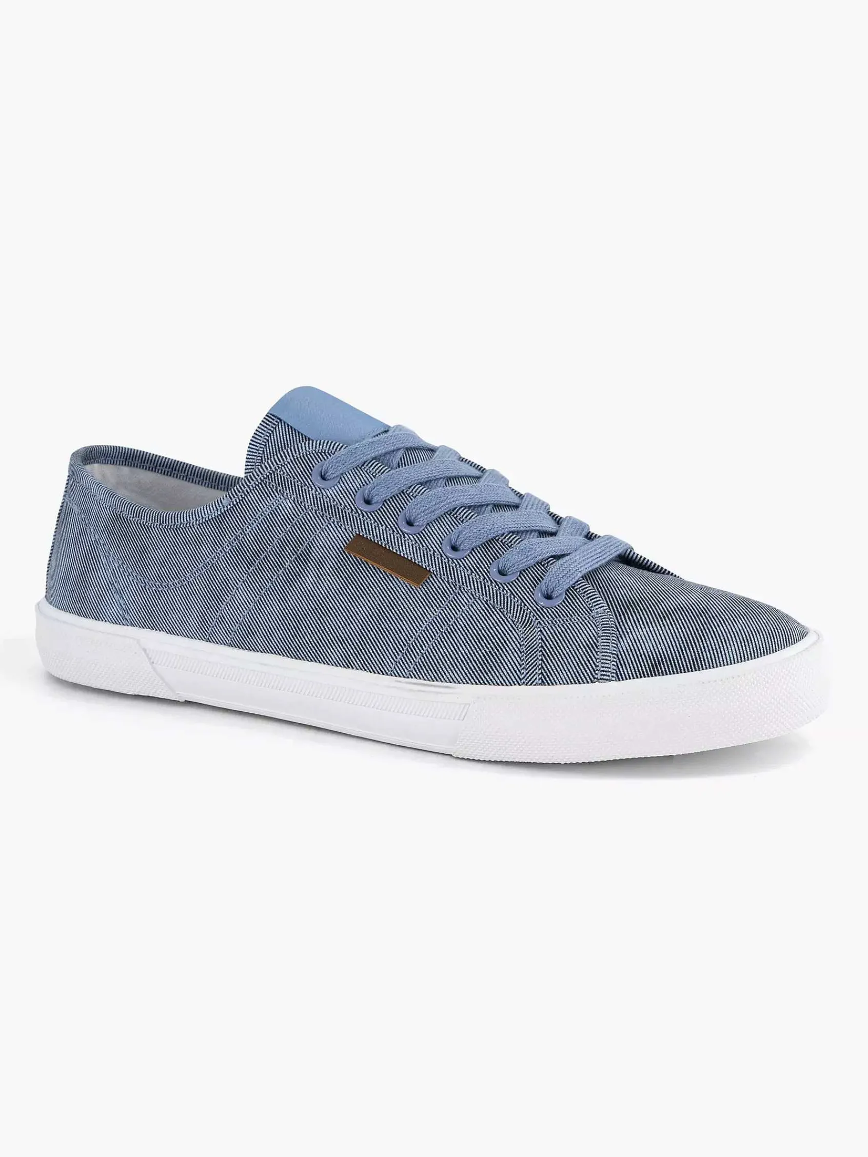 Memphis One Sneakers-Blauwe Canvas Sneaker