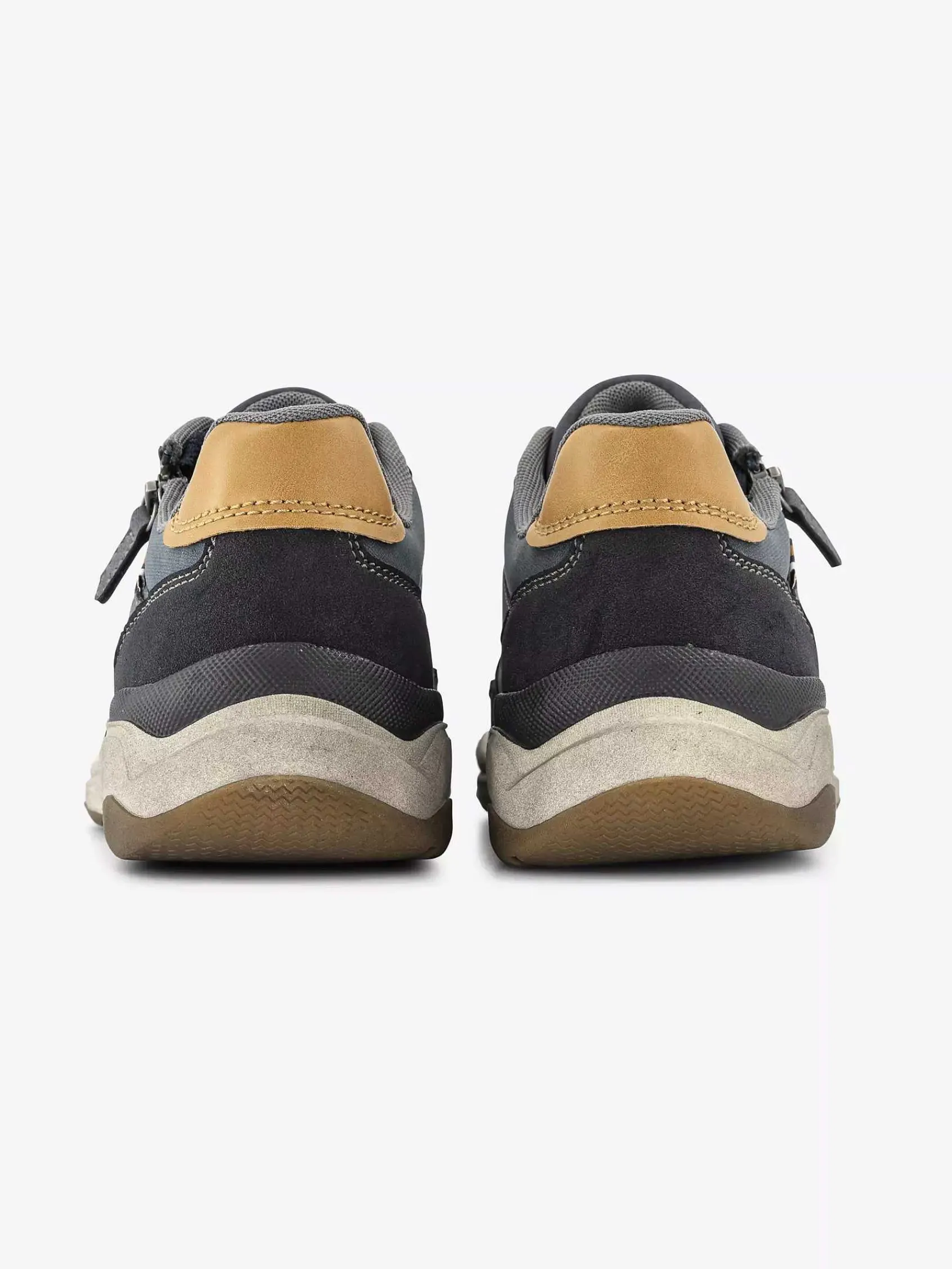 Easy Street Instappers-Blauwe Comfort Veterschoen