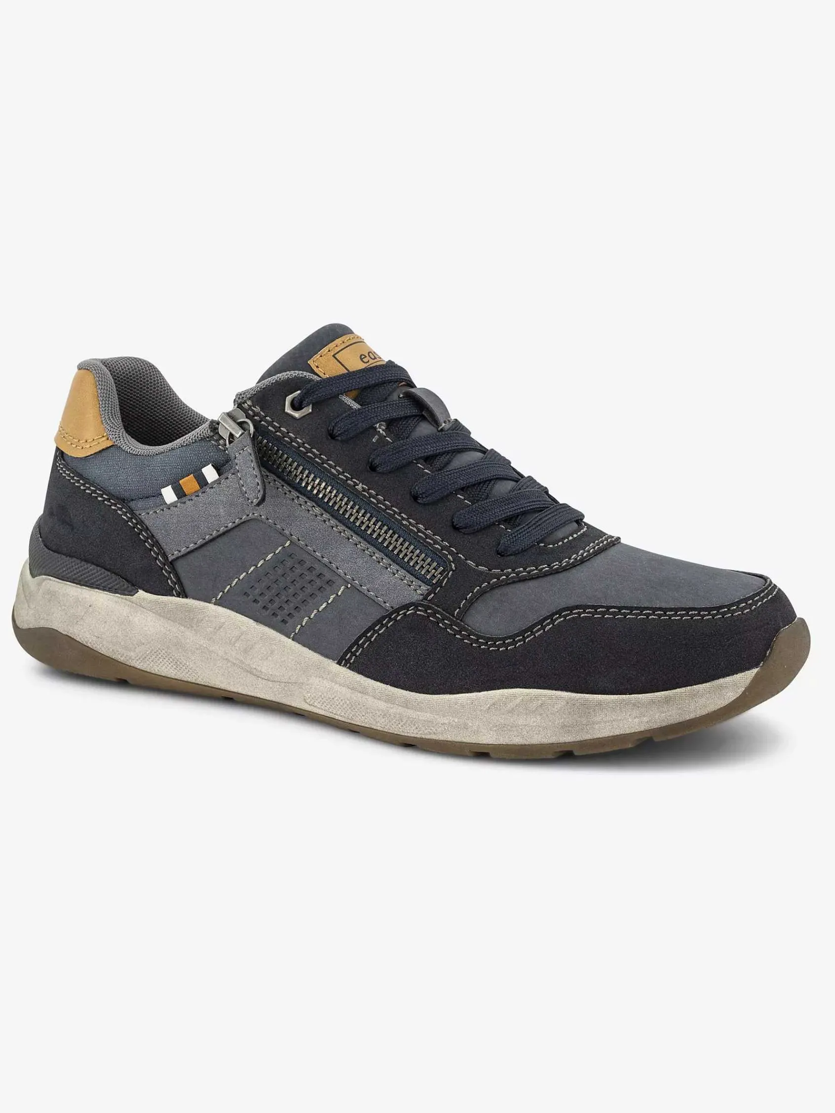 Easy Street Instappers-Blauwe Comfort Veterschoen