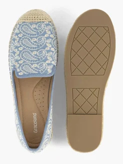 Graceland Instappers-Blauwe Espadrille
