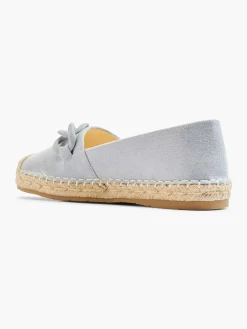 Graceland Instappers-Blauwe Espadrille Sierketting