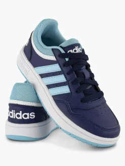 adidas Jongensschoenen-Blauwe Hoops 3.0 K