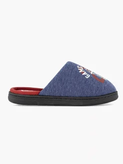 Vty Jongensschoenen-Blauwe Instap Pantoffel