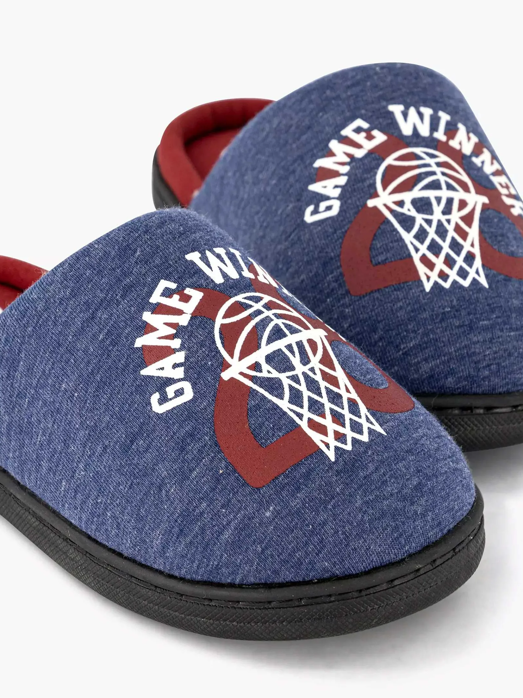 Vty Jongensschoenen-Blauwe Instap Pantoffel