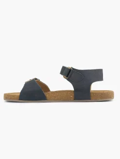 Vty Jongensschoenen-Blauwe Leren Sandaal