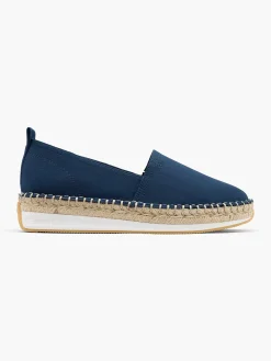 Esprit Instappers-Blauwe Platform Espadrille